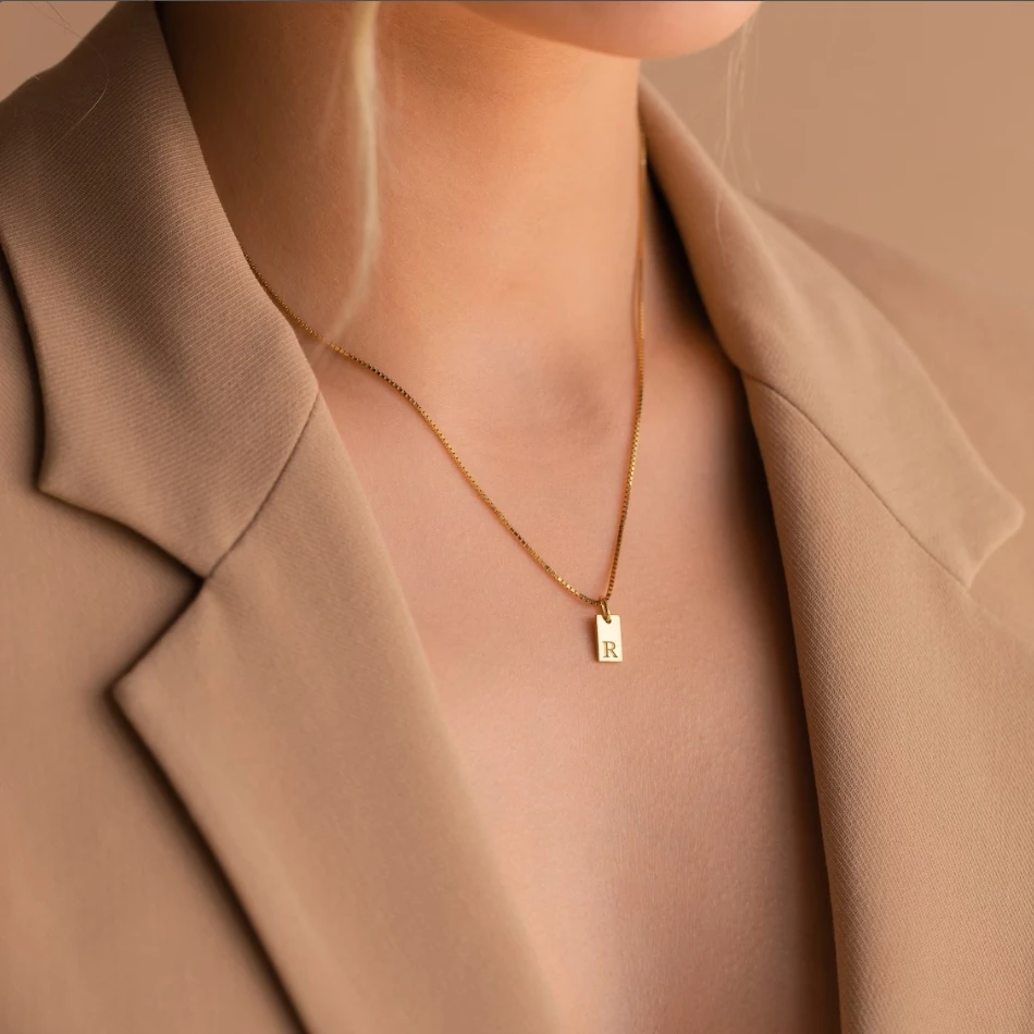 Tag necklace