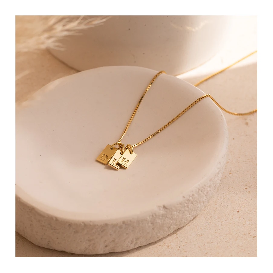 Tag necklace