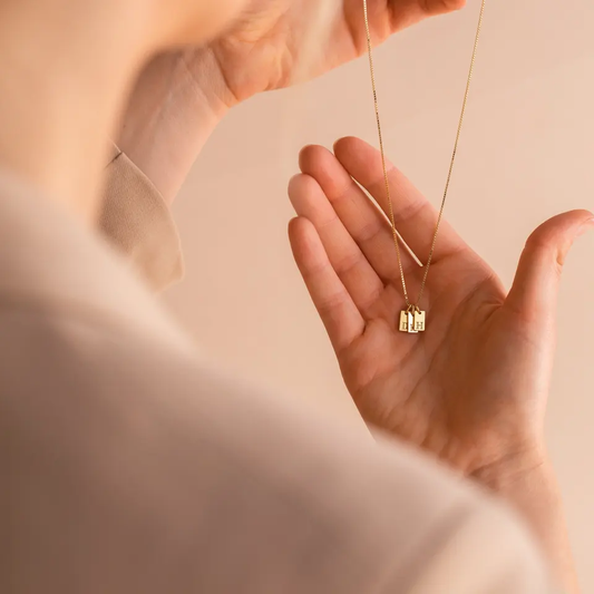 Tag necklace