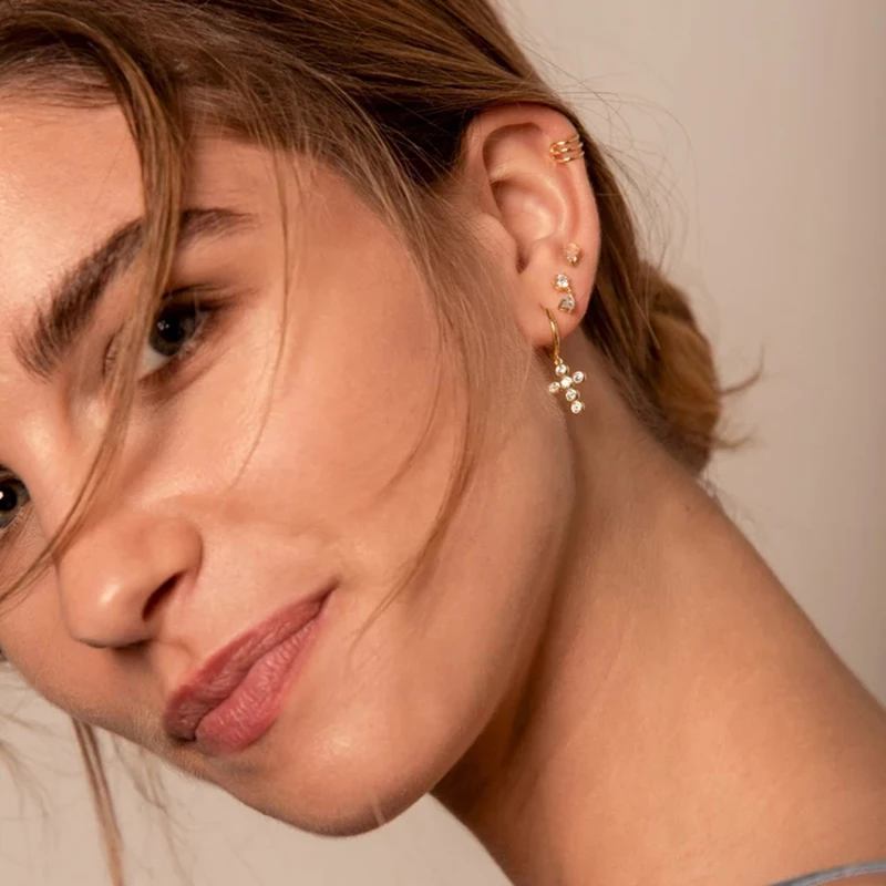 Cross earrings