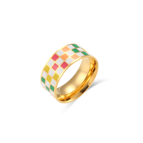 Checkered ring